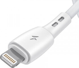 Vipfan USB to Lightning cable Racing X05, 3A, 3m (valkoinen) hinta ja tiedot | Kaapelit ja adapterit | hobbyhall.fi
