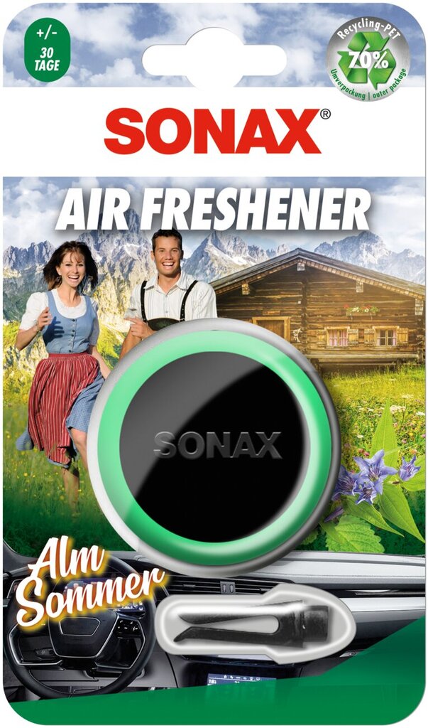 SONAX "Alp Summer" -autonraikastin hinta ja tiedot | Ilmanraikastimet autoon | hobbyhall.fi