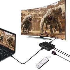Media-Tech MT5207 HDMI Switch 4K. hinta ja tiedot | Mediatech Tietokoneiden lisävarusteet | hobbyhall.fi