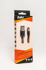 Bullet micro USB 2.0 , 1 metrin pituinen kaapeli hinta ja tiedot | Bullet Puhelimet, älylaitteet ja kamerat | hobbyhall.fi