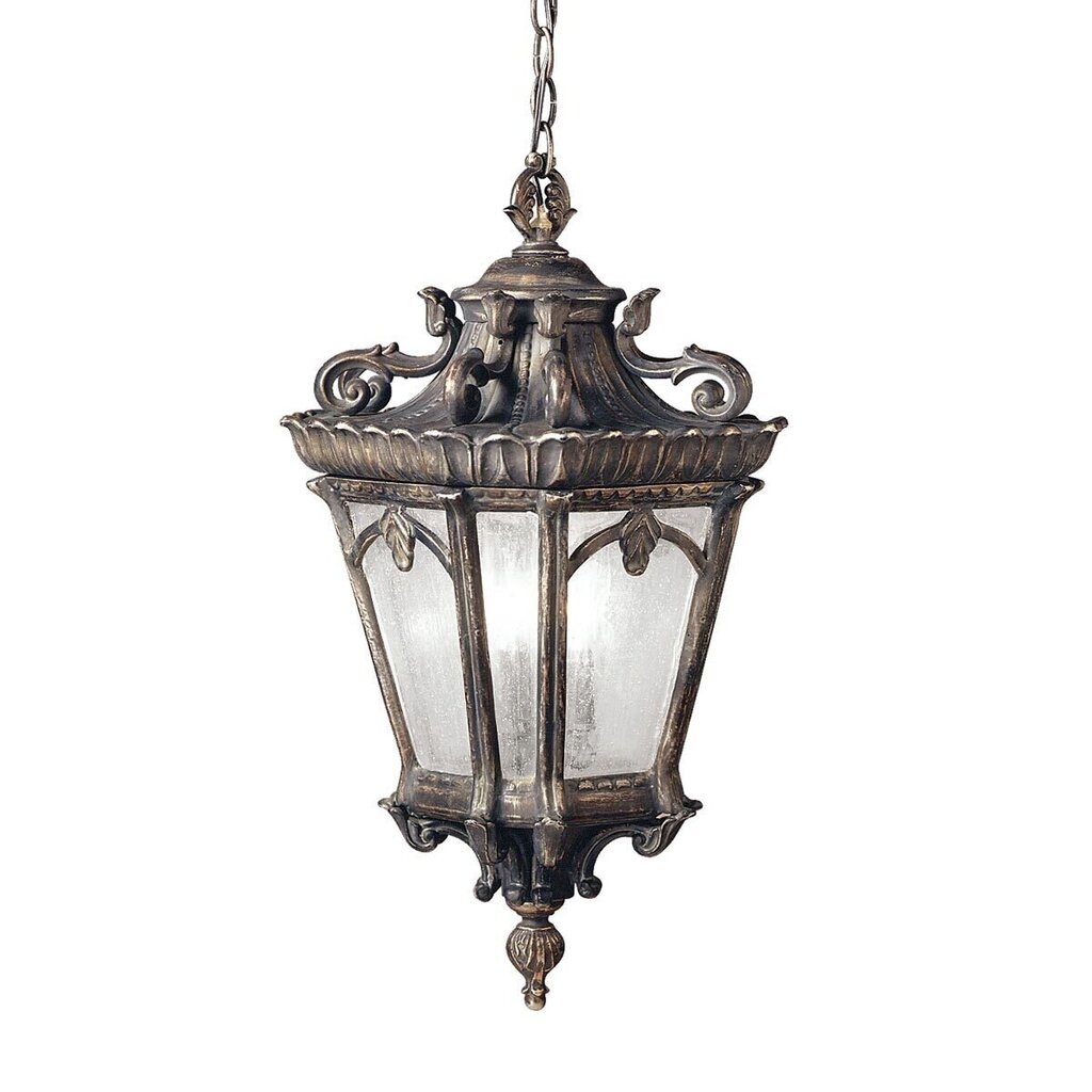 Elstead Lighting Tournai KL-TOURNAI8G-XL -ulkoriippuvalaisin, 43,2 x 43,2 x 85 cm, E27, musta / hopea hinta ja tiedot | Puutarha- ja ulkovalot | hobbyhall.fi