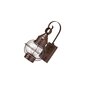 Elstead Lighting Cape cod HK-CAPECOD2-S -ulkoseinävalaisin, 20,3 x 18,4 x 35,6 cm, E27, ruskea / kirkas läpinäkyvä hinta ja tiedot | Puutarha- ja ulkovalot | hobbyhall.fi