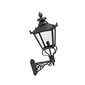 Elstead Lighting Grampian GB1-BLACK -ulkoseinävalaisin, 48 x 30,5 x 80 cm, E27, musta / kirkas läpinäkyvä hinta ja tiedot | Puutarha- ja ulkovalot | hobbyhall.fi