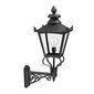 Elstead Lighting Grampian GB1-BLACK -ulkoseinävalaisin, 48 x 30,5 x 80 cm, E27, musta / kirkas läpinäkyvä hinta ja tiedot | Puutarha- ja ulkovalot | hobbyhall.fi