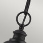 Elstead Lighting English bridle FE-EB8-L-BLK -ulkoriippuvalaisin, 26,7 x 26,7 x 62 cm, E14, musta / kirkas läpinäkyvä hinta ja tiedot | Puutarha- ja ulkovalot | hobbyhall.fi