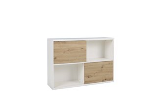 Shelves Kora M -kaappi, ruskea / valkoinen hinta ja tiedot | Hyllyt | hobbyhall.fi