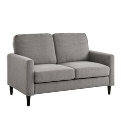 Kaci Loveseat -sohva, 145 x 90,5 x 91,5 cm, harmaa hinta ja tiedot | Sohvat ja vuodesohvat | hobbyhall.fi