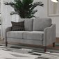 Marbella Loveseat -sohva, 131 x 86,5 x 80 cm, harmaa hinta ja tiedot | Sohvat ja vuodesohvat | hobbyhall.fi