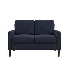 Kaci Loveseat -sohva, 145,5 x 90 x 89 cm, sininen hinta ja tiedot | Sohvat ja vuodesohvat | hobbyhall.fi