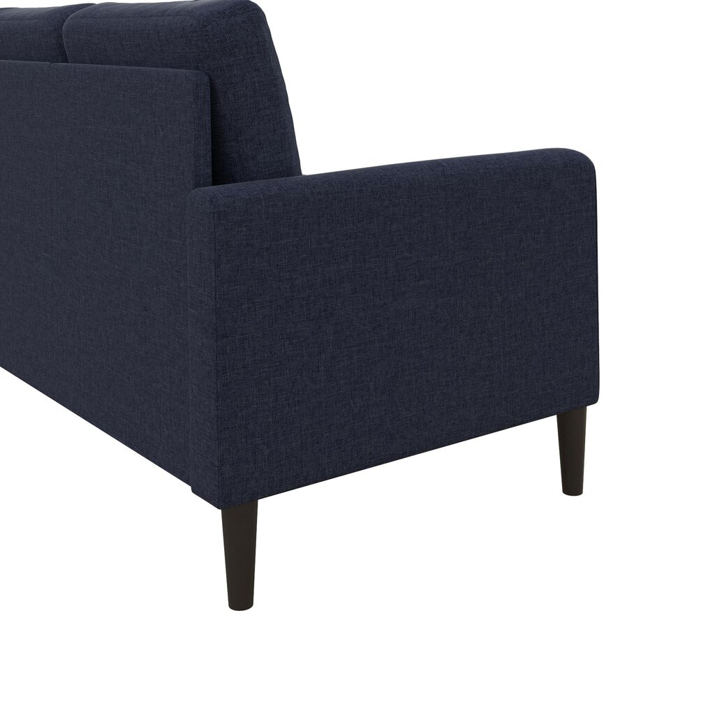 Kaci Loveseat -sohva, 145,5 x 90 x 89 cm, sininen hinta ja tiedot | Sohvat ja vuodesohvat | hobbyhall.fi