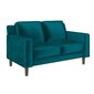 Brynn Loveseat -sohva, 140 x 84 x 80 cm, vihreä hinta ja tiedot | Sohvat ja vuodesohvat | hobbyhall.fi