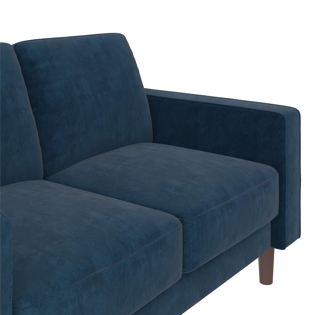 Brynn Loveseat -sohva, 140 x 84 x 80 cm, sininen hinta ja tiedot | Sohvat ja vuodesohvat | hobbyhall.fi