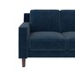 Brynn Loveseat -sohva, 140 x 84 x 80 cm, sininen hinta ja tiedot | Sohvat ja vuodesohvat | hobbyhall.fi