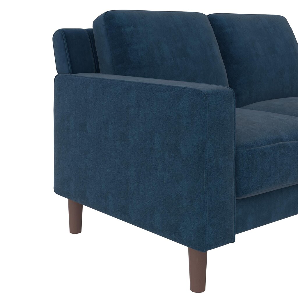 Brynn Loveseat -sohva, 140 x 84 x 80 cm, sininen hinta ja tiedot | Sohvat ja vuodesohvat | hobbyhall.fi