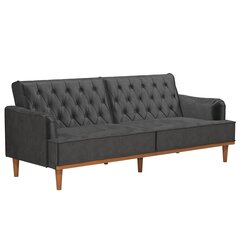 Mr. Kate Stella Vintage Coil -sohva, 203,5 x 82,5 x 85 cm, harmaa Moderni ja tyylikäs sohva. hinta ja tiedot | Sohvat ja vuodesohvat | hobbyhall.fi