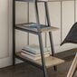 Novogratz Bushwick -kirjoituspöytä, 137 x 111 x 50 cm, ruskea hinta ja tiedot | Tietokonepöydät ja työpöydät | hobbyhall.fi