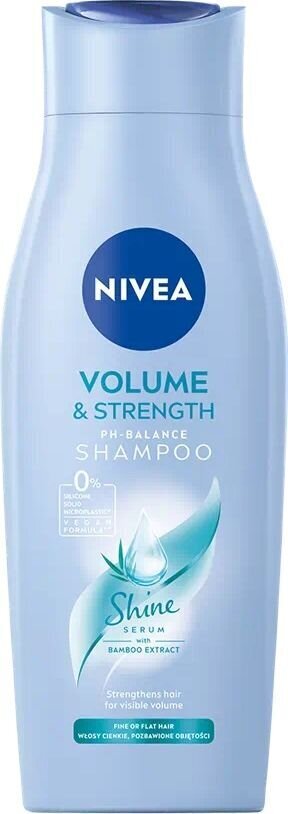Nivea Volume & Strength -shampoo, tuuheutta antava, 400 ml hinta ja tiedot | Shampoot | hobbyhall.fi