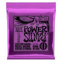 Kielisarja sähkökitaralle Ernie Ball P02220 Power Slinky 11-48 hinta ja tiedot | Ernie Ball Kodinkoneet ja kodinelektroniikka | hobbyhall.fi