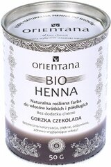 Hiusväri Orientana Bio Henna Bitter Chocolate, 50 g hinta ja tiedot | Hiusvärit | hobbyhall.fi