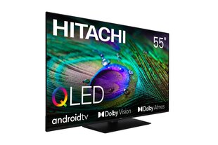 Hitachi 55" 4K QLED Smart TV 55HAQ6460 hinta ja tiedot | Televisiot | hobbyhall.fi