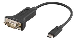 Deltaco USBC-1102, USB-C, RS-232, 0.2m hinta ja tiedot | Deltaco Tietokoneiden lisävarusteet | hobbyhall.fi