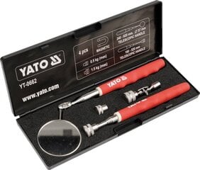 Yato YT-0662, 4-osainen peilisarja, ulosvedettävä ja magneettinen hinta ja tiedot | Käsityökalut | hobbyhall.fi