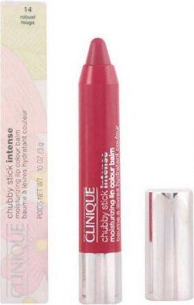 Kosteuttava huulipuna Clinique Chubby Stick Moisturizing Lip Colour Balm, 3 g, 03 Mightiest Maraschino, #cf2544 hinta ja tiedot | Huulipunat, huulikiillot ja huulirasvat | hobbyhall.fi