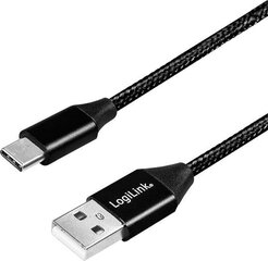 LogiLink, CU0139 USB-A - USB-C, 0,3 m hinta ja tiedot | Logilink Puhelimet, älylaitteet ja kamerat | hobbyhall.fi
