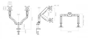 ART RAMM L-18GD 10-32, max 9kg hinta ja tiedot | Kaapelit ja adapterit | hobbyhall.fi