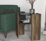 Kalune Design Marbel, Pöytä, ruskea/harmaa hinta ja tiedot | Sohvapöydät | hobbyhall.fi