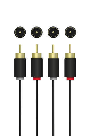 Qnect 101966, RCA, 10m- hinta ja tiedot | Kaapelit ja adapterit | hobbyhall.fi