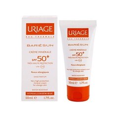 Uriage Face & Body Mineral Face & Body Cream SPF 50+ Bariésun (Very High Protection Mineral Cream) 50 ml 100 ml hinta ja tiedot | Aurinkovoiteet | hobbyhall.fi
