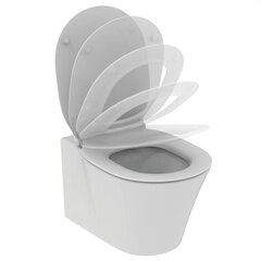 Seinään asennettava WC-istuin Ideal Standard Toilet Connect Air, jossa on AquaBlade-hidas kansi E005401 / E036601 hinta ja tiedot | WC-istuimet | hobbyhall.fi