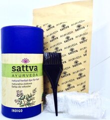 Kasviperäinen hiusväri Indigo Sattva Ayurveda, sinertävän musta, 150 g hinta ja tiedot | Sattva Ayurveda Hajuvedet ja kosmetiikka | hobbyhall.fi