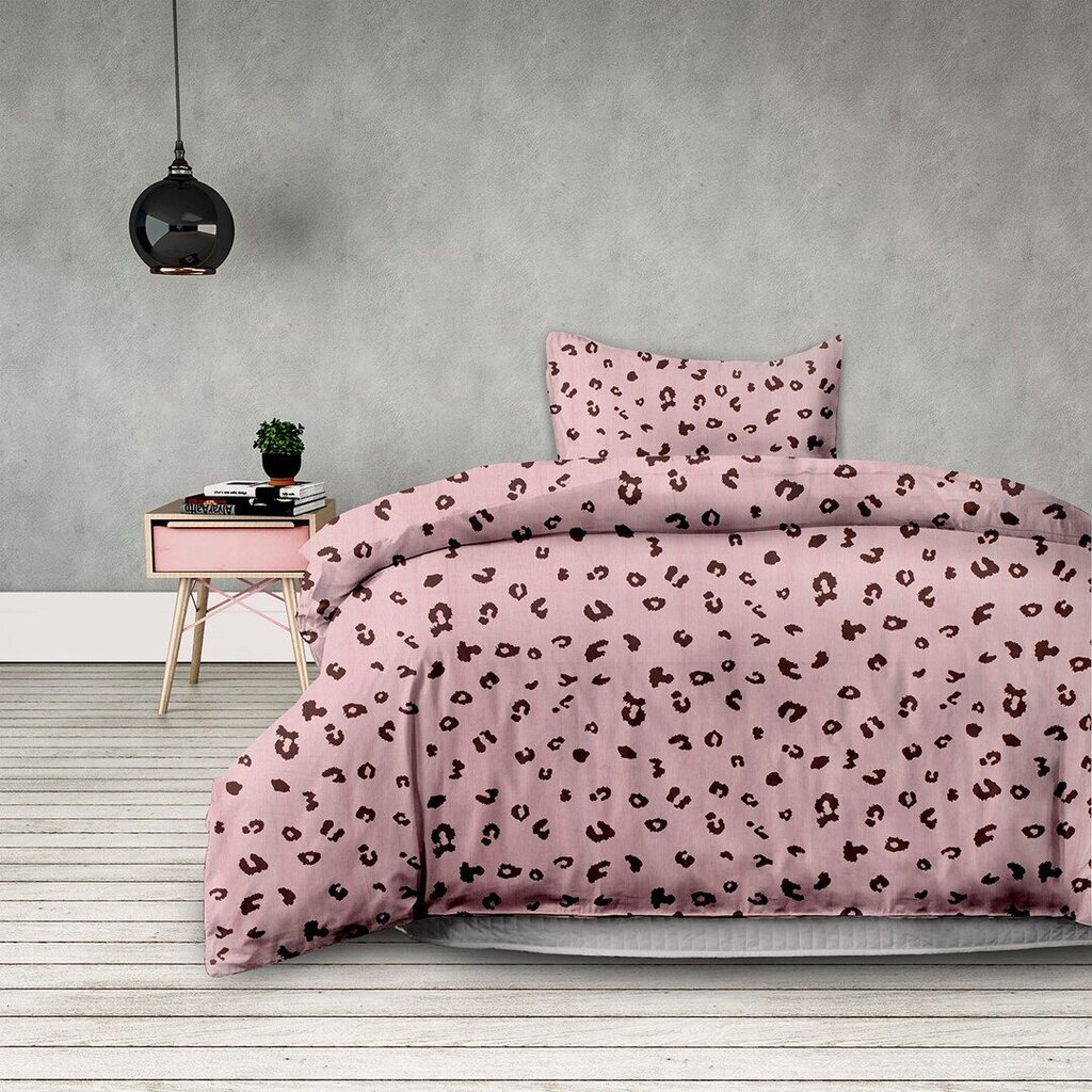 AmeliaHome vuodevaatteet Madera Pink Panther 135x200, 2-osainen hinta ja tiedot | Pussilakanat ja tyynyliinat | hobbyhall.fi