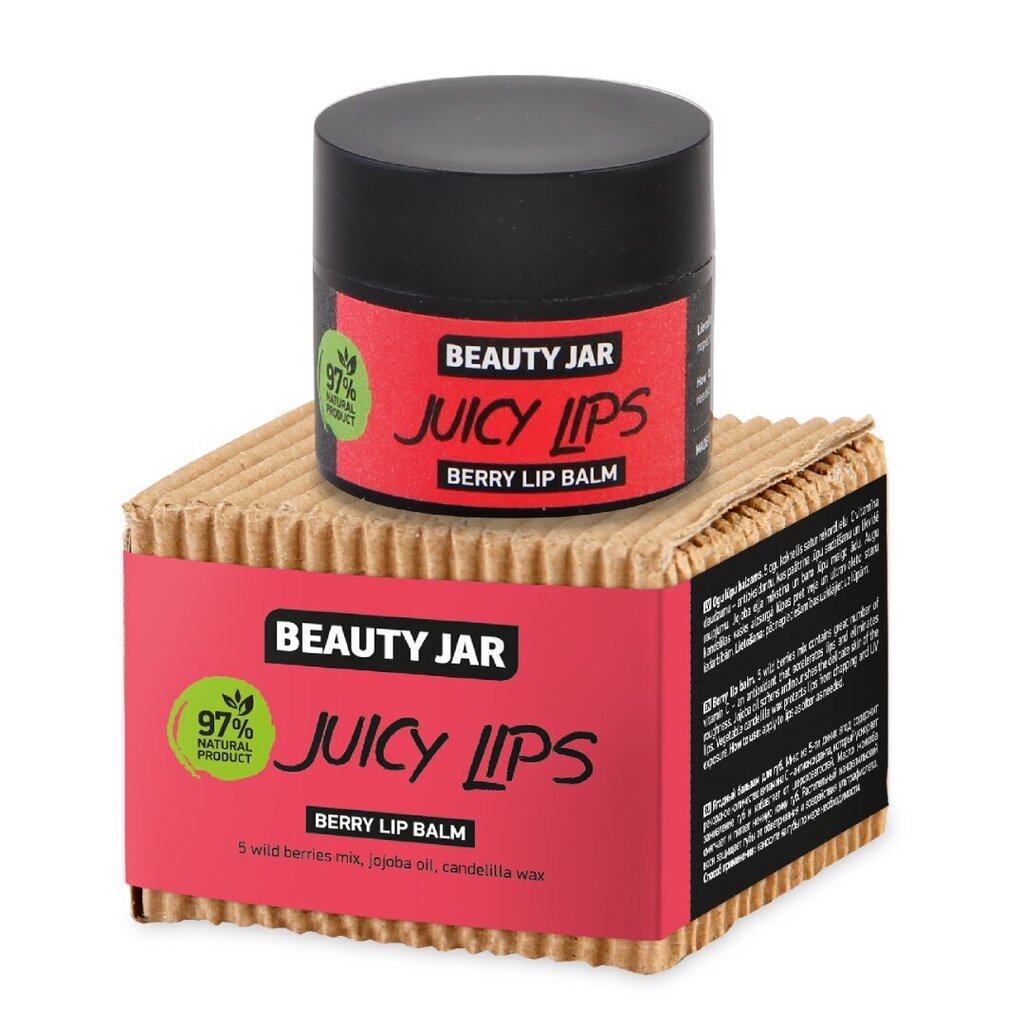 Huulivoide Juicy Lips Beauty Jar, 15ml hinta ja tiedot | Huulipunat, huulikiillot ja huulirasvat | hobbyhall.fi