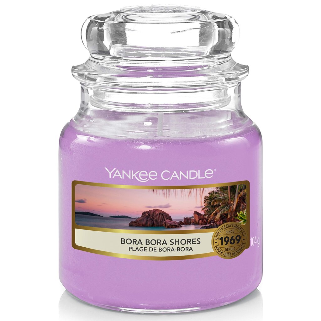 Tuoksukynttilä Yankee Candle Bora Bora Shores 104 g hinta ja tiedot | Kynttilät ja kynttilänjalat | hobbyhall.fi