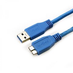 Sbox USB30-MICROUSB, USB 3.0 A. -> Micro USB 3.0 B. M / M, 1,5 m hinta ja tiedot | Kaapelit ja adapterit | hobbyhall.fi