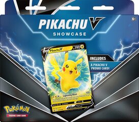 Korttipeli Pokemon TCG - Pikachu V Showcase Box hinta ja tiedot | Lautapelit ja älypelit | hobbyhall.fi