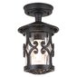 Elstead Lighting Hereford BL13A-BLACK -ulkokattovalaisin, 15 x 15 x 26 cm, E27, musta hinta ja tiedot | Puutarha- ja ulkovalot | hobbyhall.fi