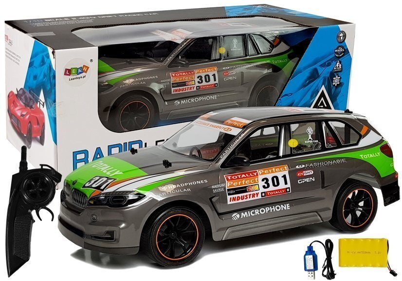 Kauko-ohjattava urheiluauto Rapid Legend, harmaa hinta ja tiedot | Poikien lelut | hobbyhall.fi