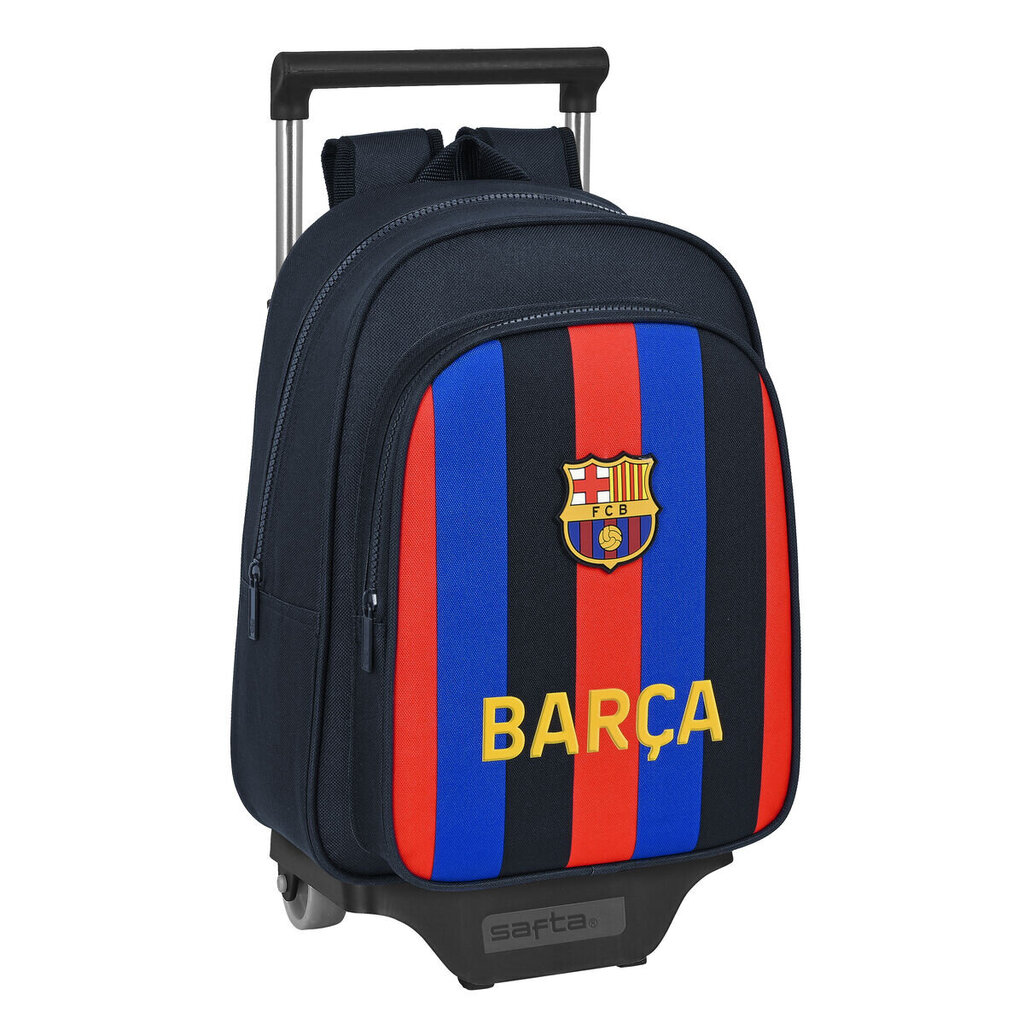 Koululaukku pyörillä F.C. Barcelona kastanja tummansininen hinta ja tiedot | Koulureput ja -laukut | hobbyhall.fi