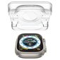 Apple Watch Ultra suojakalvo Spigen GLAS.TR "EZ Fit" (2 kpl) hinta ja tiedot | Älykellojen ja aktiivisuusrannekkeiden lisätarvikkeet | hobbyhall.fi