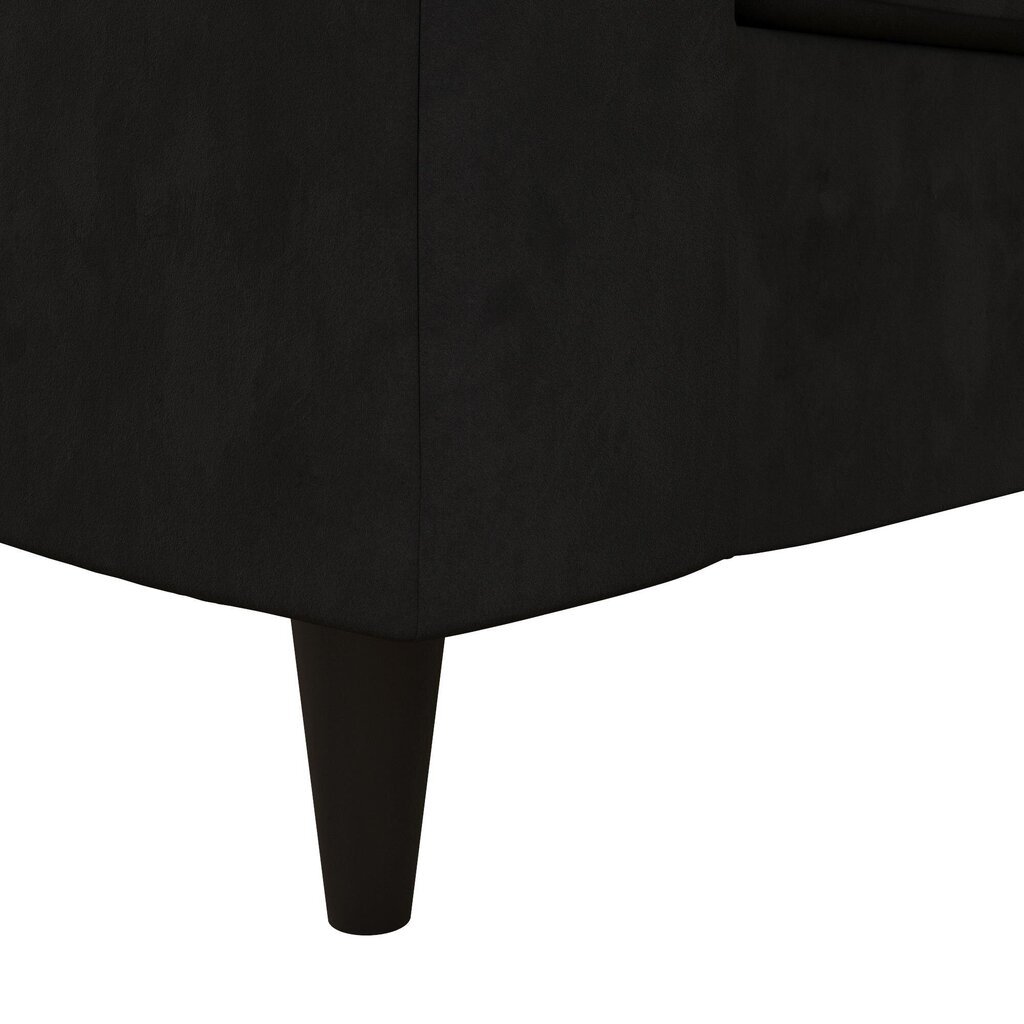 Cooper-sohva, 190,5 x 89 x 82,5 cm, musta hinta ja tiedot | Sohvat ja vuodesohvat | hobbyhall.fi