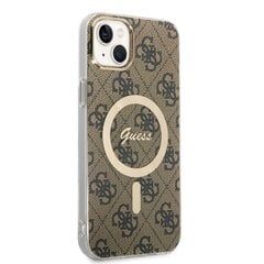 Guess 4G MagSafe -yhteensopiva kotelo + langaton laturi iPhone 14 Plus:lle Ruskea hinta ja tiedot | Puhelimen kuoret ja kotelot | hobbyhall.fi
