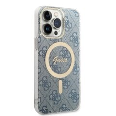 Guess 4G MagSafe -yhteensopiva kotelo + langaton laturi iPhone 14 Pro Maxille Sininen hinta ja tiedot | Puhelimen kuoret ja kotelot | hobbyhall.fi