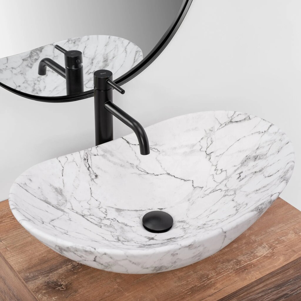 Pesuallas REA Royal Statuario Matta marmori hinta ja tiedot | Pesualtaat | hobbyhall.fi