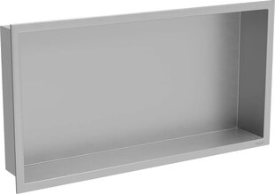 Mexen X-Wall-R upotettava seinähylly, 60x30 cm, Inox hinta ja tiedot | Kylpyhuoneen sisustus | hobbyhall.fi