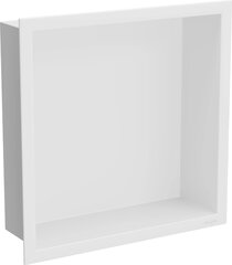 Mexen X-Wall-R upotettava seinähylly, 30x30 cm, Valkoinen hinta ja tiedot | Kylpyhuoneen sisustus | hobbyhall.fi