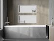 Mexen X-Wall-R upotettava seinähylly, 75x30 cm, Valkoinen hinta ja tiedot | Kylpyhuoneen sisustus | hobbyhall.fi